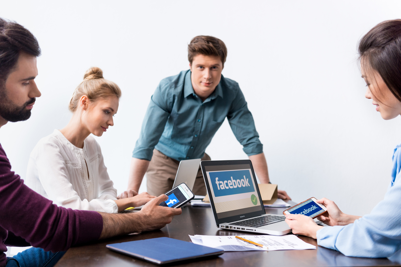 Marketing Team Discussing Facebook Pixels