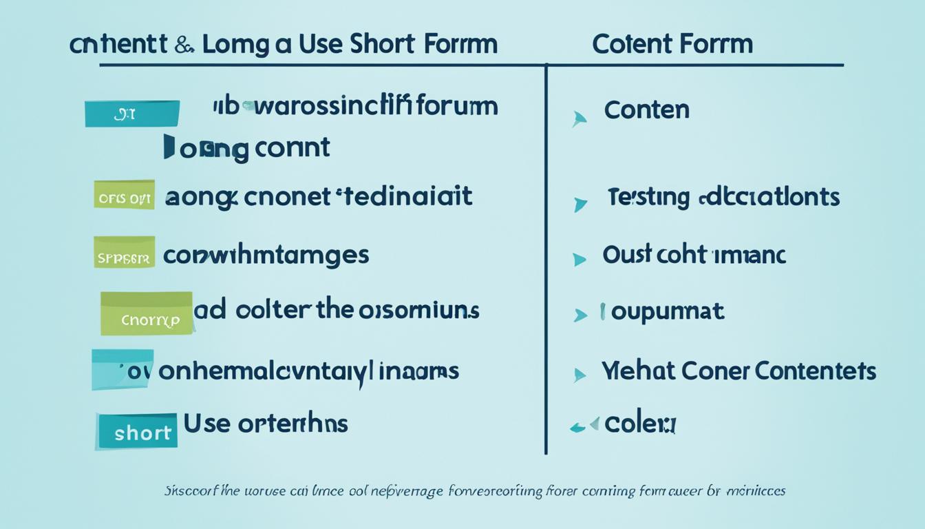 Long form vs. short form content