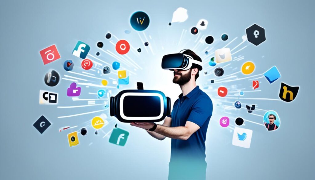 virtual reality and augmented reality on social media