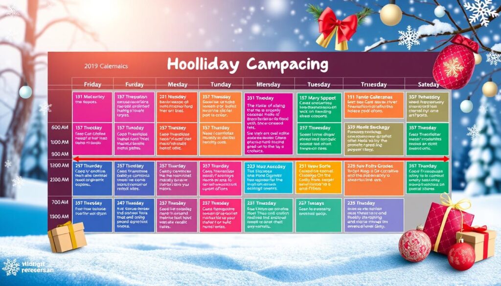 holiday campaign schedule