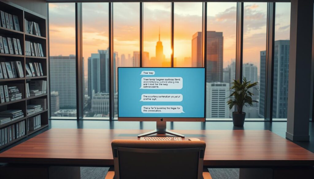 Business Text Communication Software Integration