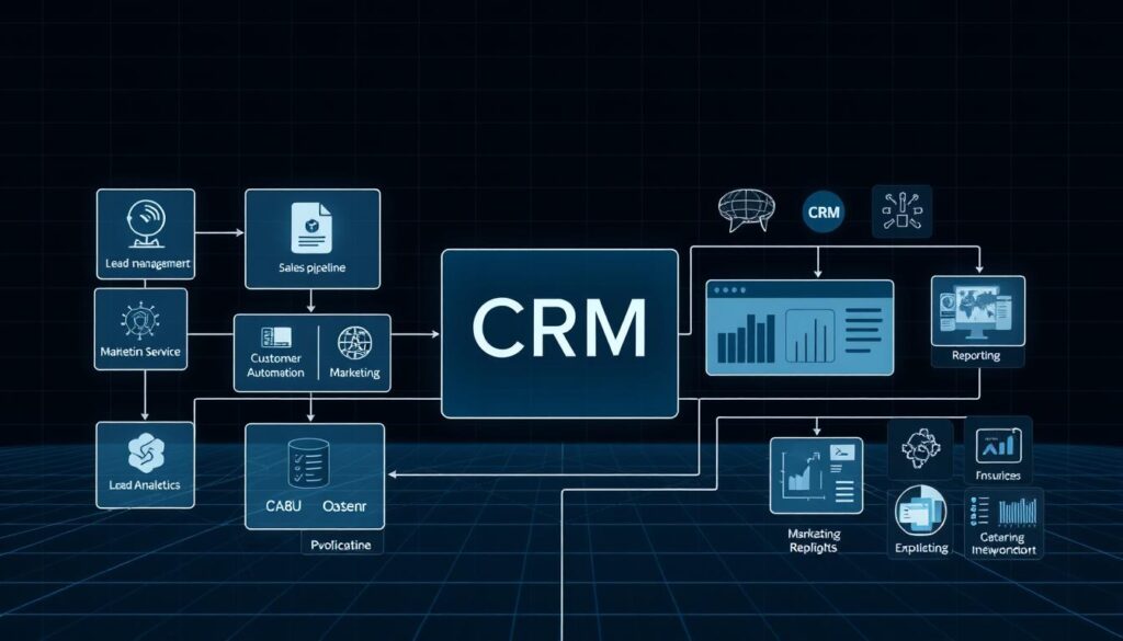 CRM Business Operations Diagram