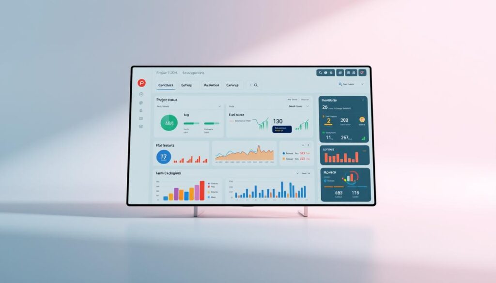 Construction CRM Software Dashboard
