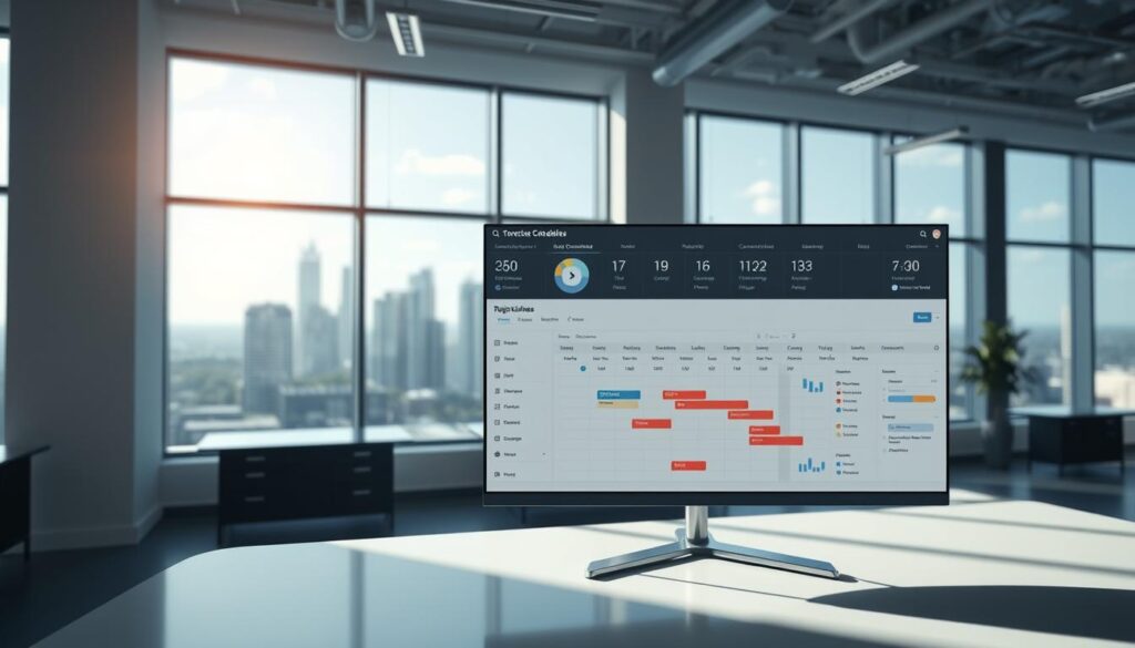 Contractor Scheduling Software Interface