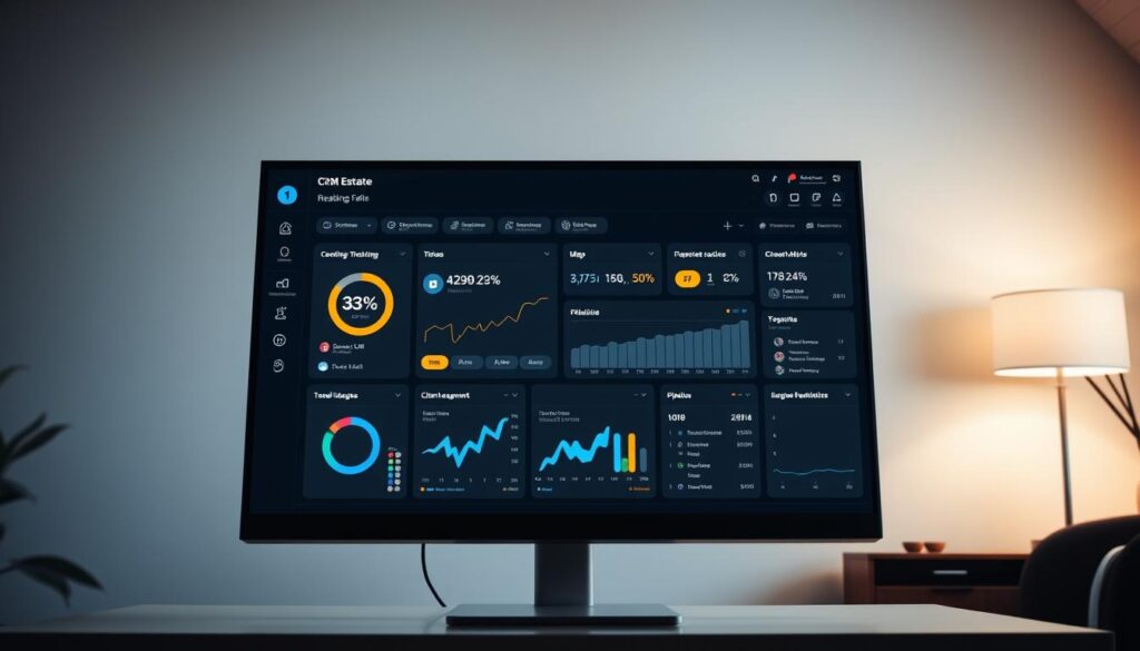 Real Estate CRM Software Dashboard