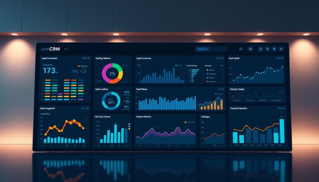 CRM Performance Metrics Dashboard