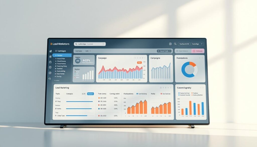 Marketing Automation Software Dashboard