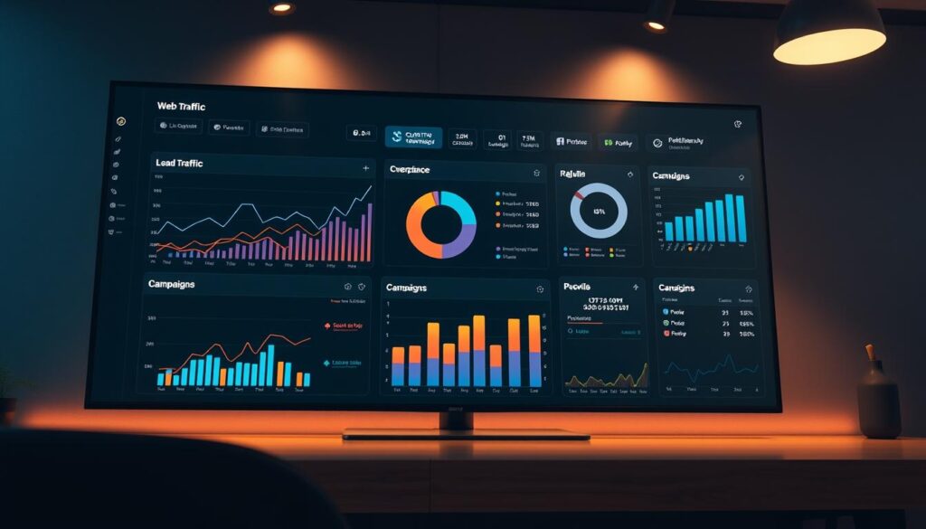 Marketing Dashboard Visualization Marketing Dashboard Visualization