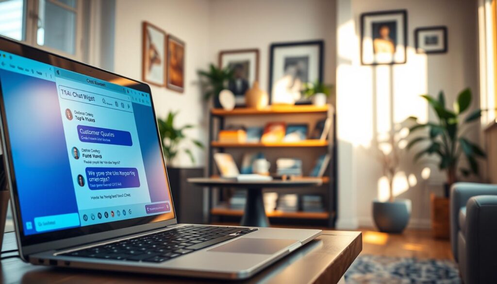 Chat Widget for Local Business Support