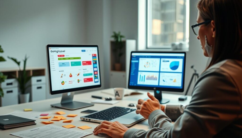 GoHighLevel Funnel Builder Platform Interface