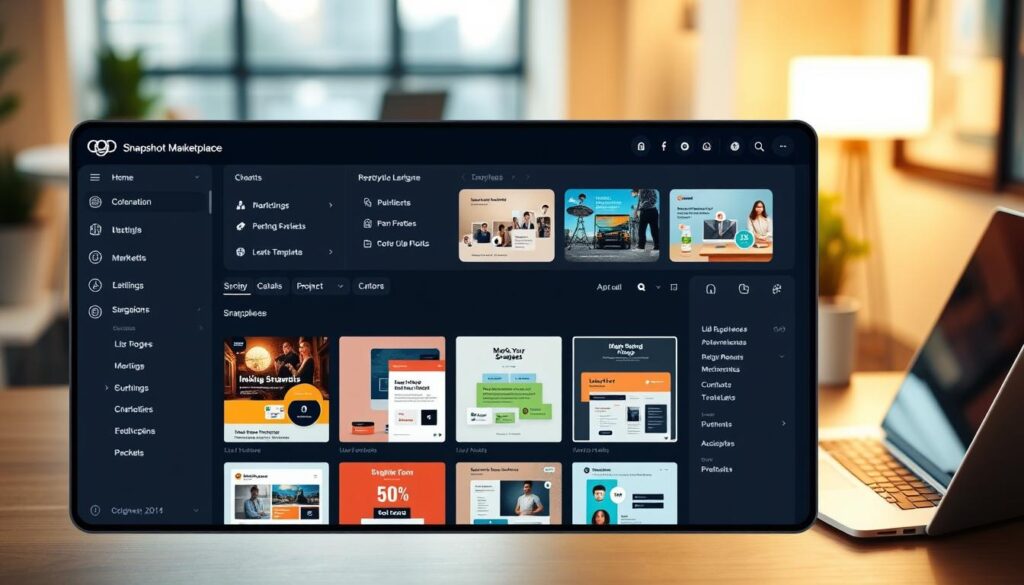 GoHighLevel Snapshot Marketplace Navigation