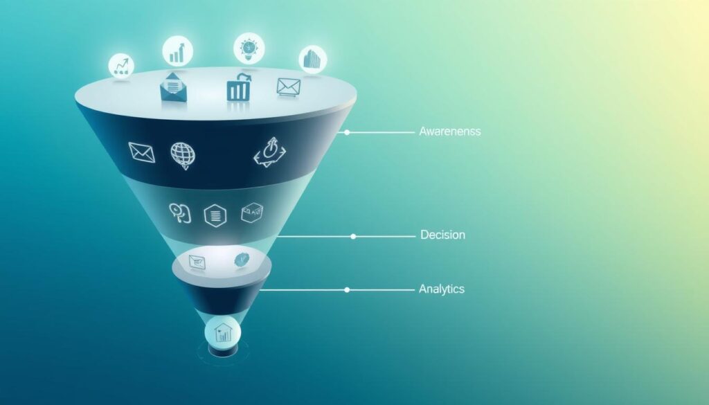 Sales Funnel Automation Diagram