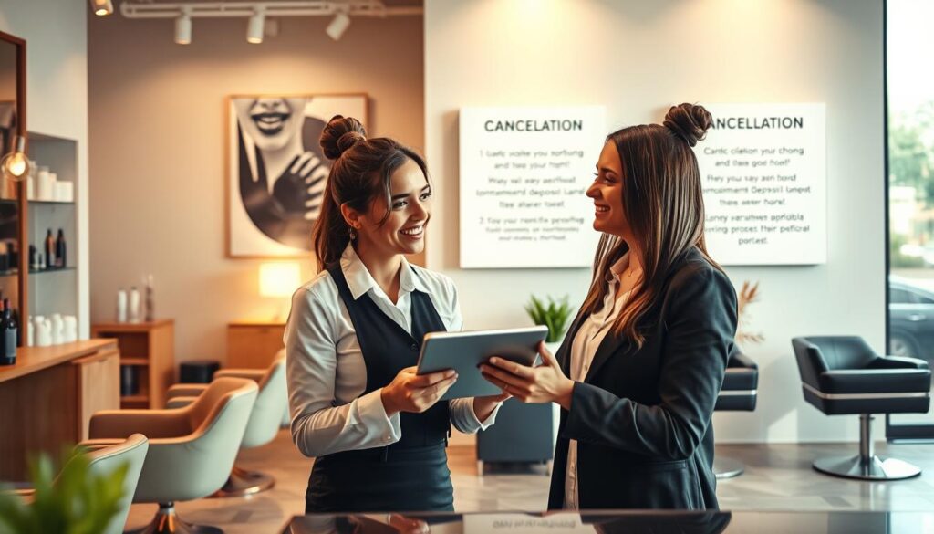 Salon Booking Deposit Strategies