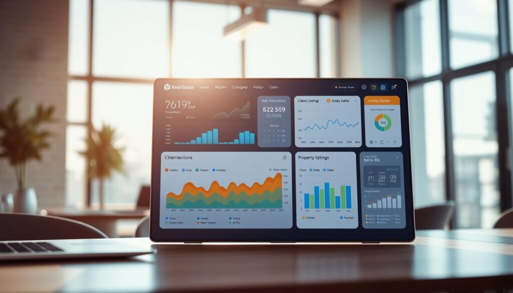 Top Real Estate CRM Tools Dashboard